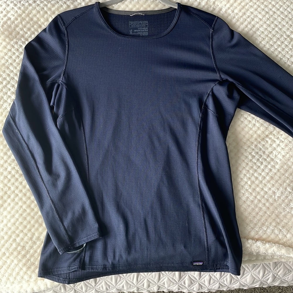 Women's Capilene® Midweight Crew, Medium, Dark Blue